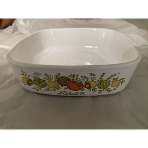 Corning Ware 1 Quart "Spice of Life" L'Echalvte dish